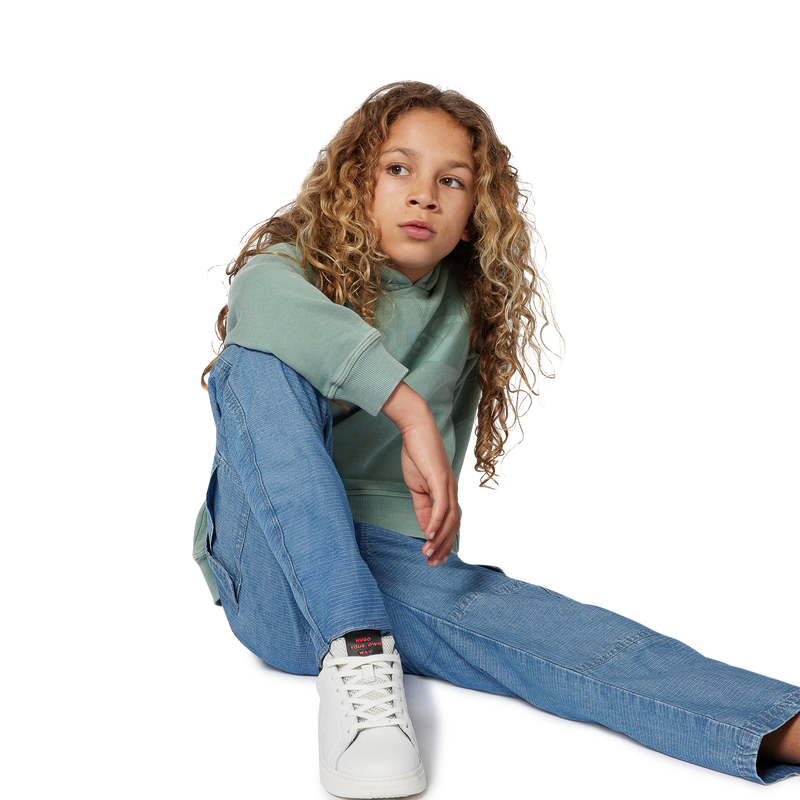 Sneakers in pelle bovina HUGO 
                    RAGAZZO