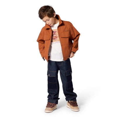 T-shirt a maniche corte LANVIN RAGAZZO