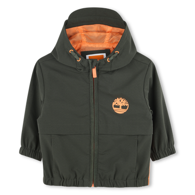 Giacca a vento zip e cappuccio TIMBERLAND RAGAZZO