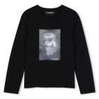 Maglietta a maniche lunghe KARL LAGERFELD KIDS 
                    BAMBINA
