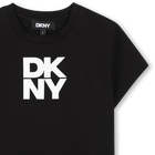 T-shirt a maniche corte DKNY 
                    BAMBINA