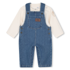 Completo salopette e t-shirt TIMBERLAND 
                    RAGAZZO