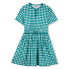 Abito con stampa a quadretti KIDS AROUND 
                    BAMBINA