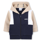 Cardigan felpato con cappuccio BOSS 
                    RAGAZZO
