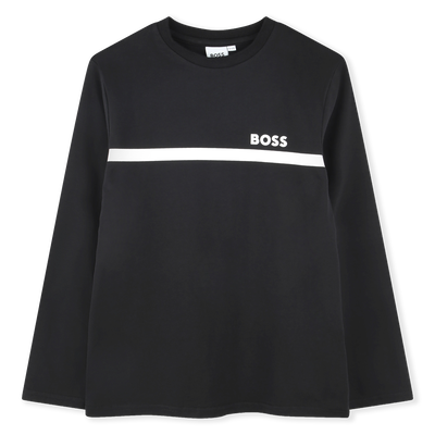 T-SHIRT A MANICHE LUNGHE BOSS RAGAZZO