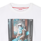 T-shirt a maniche corte HUGO 
                    RAGAZZO