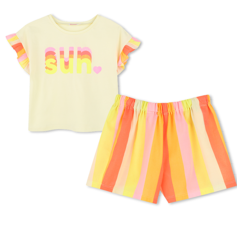 Completo t-shirt e shorts BILLIEBLUSH 
                        BAMBINA