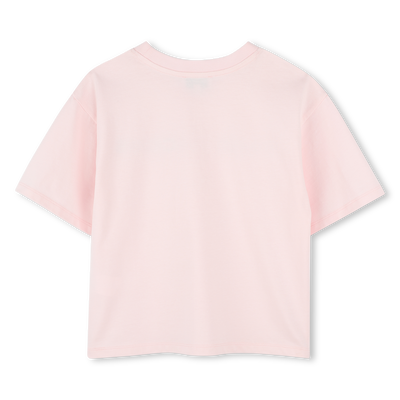 T-shirt in cotone con strass MARC JACOBS BAMBINA