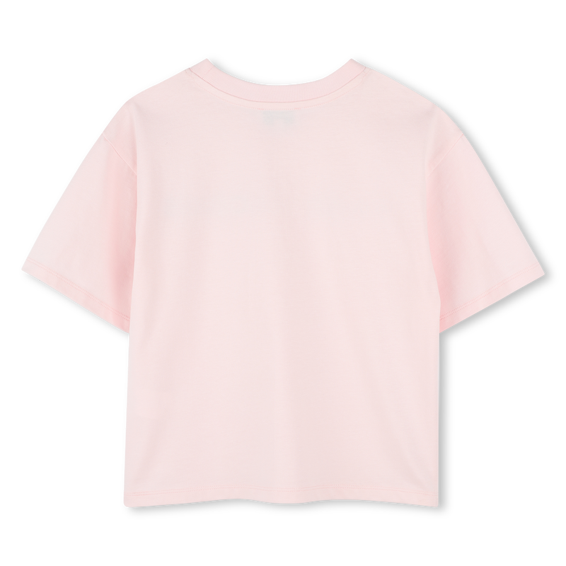 T-shirt in cotone con strass MARC JACOBS 
                        BAMBINA