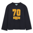 T-shirt a maniche lunghe a maniche larghe KENZO KIDS 
                    RAGAZZO