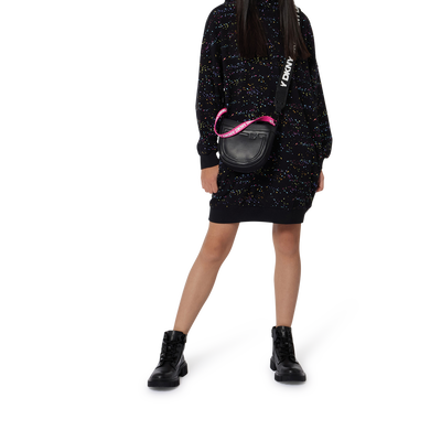 Berretto con risvolto a maglia DKNY BAMBINA