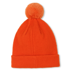 Cappello in maglia con pompon in pile TIMBERLAND 
                    RAGAZZO