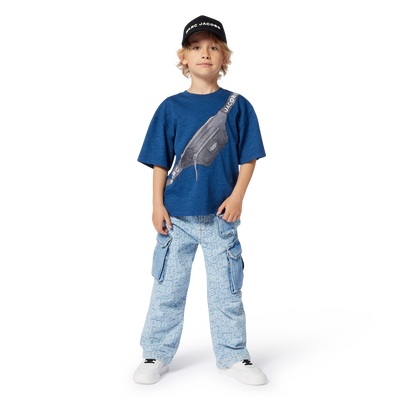 Jeans cargo in cotone MARC JACOBS RAGAZZO