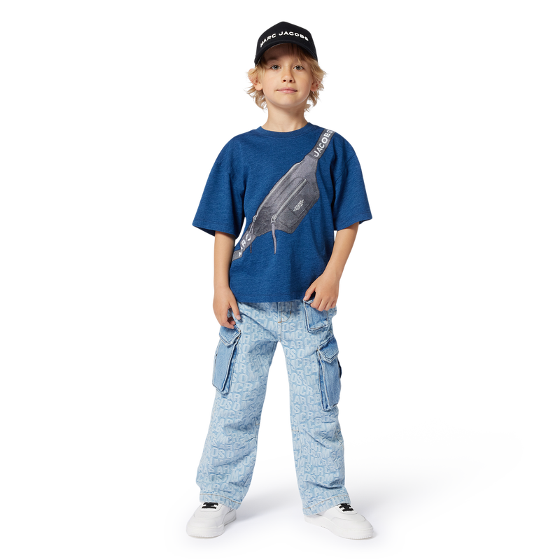 Jeans cargo in cotone MARC JACOBS 
                        RAGAZZO