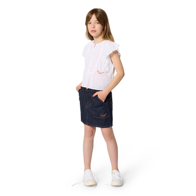 BLUSA A MANICHE CORTE ZADIG & VOLTAIRE BAMBINA