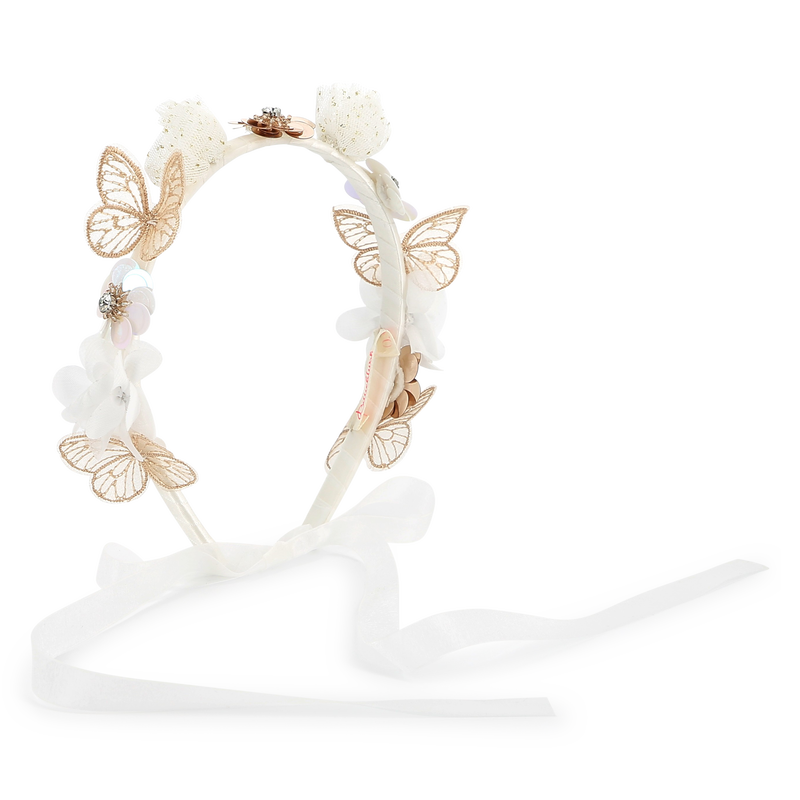 Cerchietto fiori e farfalle BILLIEBLUSH 
                        BAMBINA