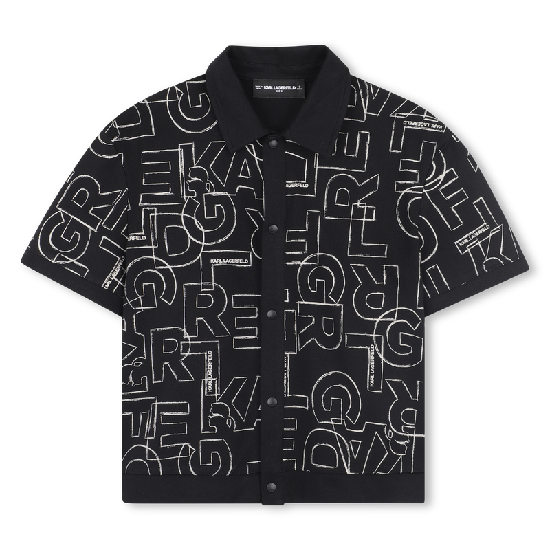 Maglia in jersey a maniche corte KARL LAGERFELD KIDS 
                        RAGAZZO