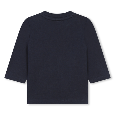 T-shirt in cotone multilogo BOSS RAGAZZO