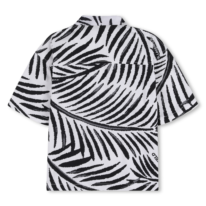 CAMICIA A MANICHE CORTE KARL LAGERFELD KIDS 
                        RAGAZZO