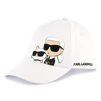 Cappello stampato regolabile KARL LAGERFELD KIDS BAMBINA