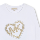 T-shirt maniche lunghe cotone MICHAEL KORS 
                    BAMBINA