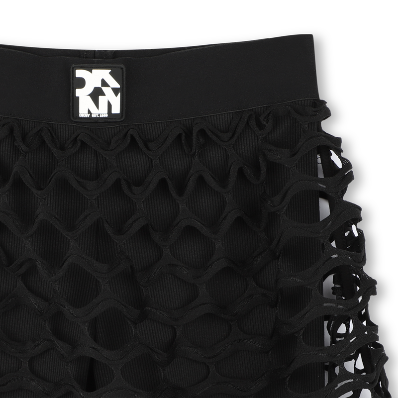 Gonna pantalone bimateriale DKNY 
                        BAMBINA