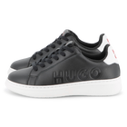 Sneakers in pelle bovina, NERO, hi-res