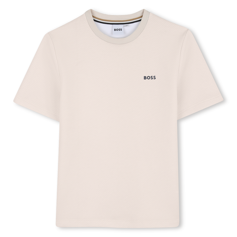 T-SHIRT A MANICHE CORTE BOSS 
                        RAGAZZO
