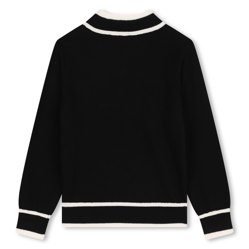 Pullover con ricamo logo KARL LAGERFELD KIDS 
                        BAMBINA