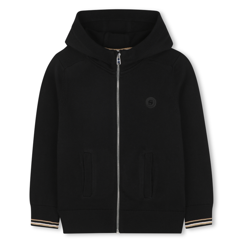 Cardigan con cappuccio BOSS 
                        RAGAZZO