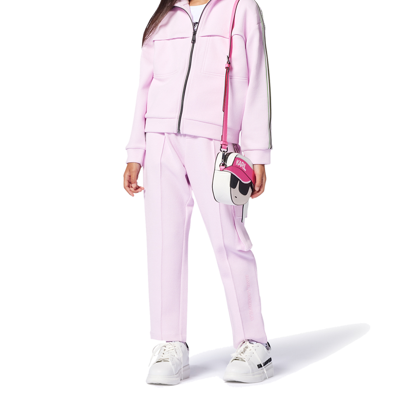 Borsa regolabile con zip KARL LAGERFELD KIDS 
                        BAMBINA