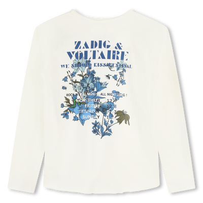 T-shirt a maniche lunghe ZADIG & VOLTAIRE BAMBINA