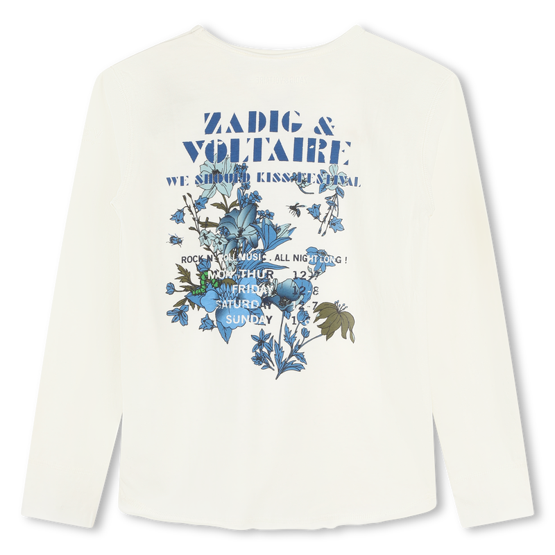 T-shirt a maniche lunghe ZADIG & VOLTAIRE 
                        BAMBINA