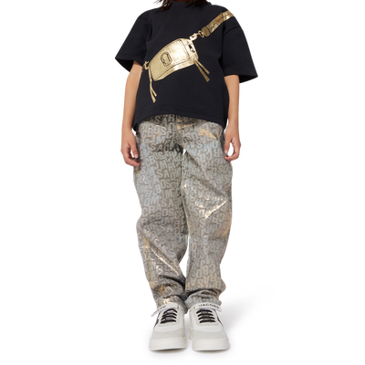 Jeans con vita regolabile MARC JACOBS BAMBINA