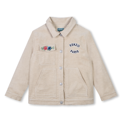 Velvet Press-Stud Jacket KENZO KIDS BAMBINA