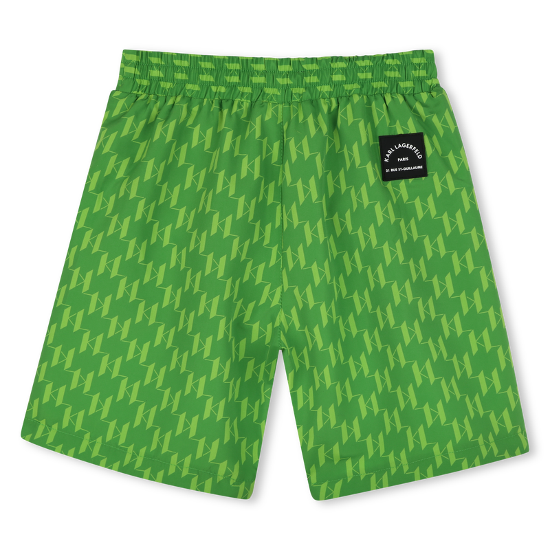 Shorts da bagno con tasche KARL LAGERFELD KIDS 
                        RAGAZZO