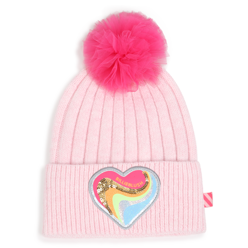 Berretto con pon-pon in tulle BILLIEBLUSH 
                        BAMBINA