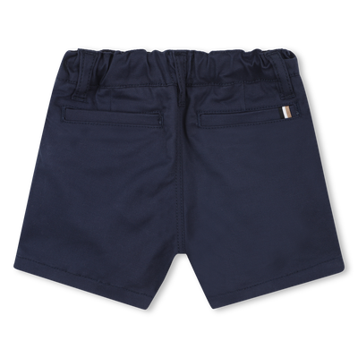 Shorts tinta unita in cotone BOSS RAGAZZO