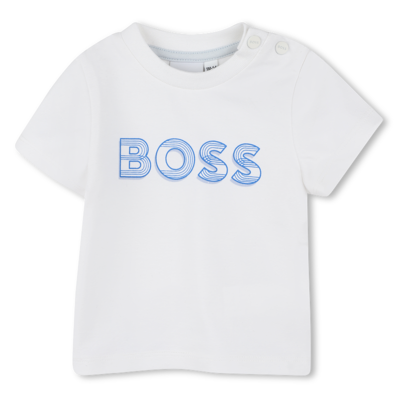 T-shirt con stampa logo BOSS 
                        RAGAZZO