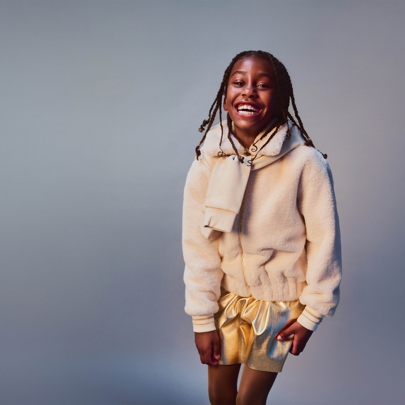 Pantaloncini finti dorati BOSS 
                        BAMBINA