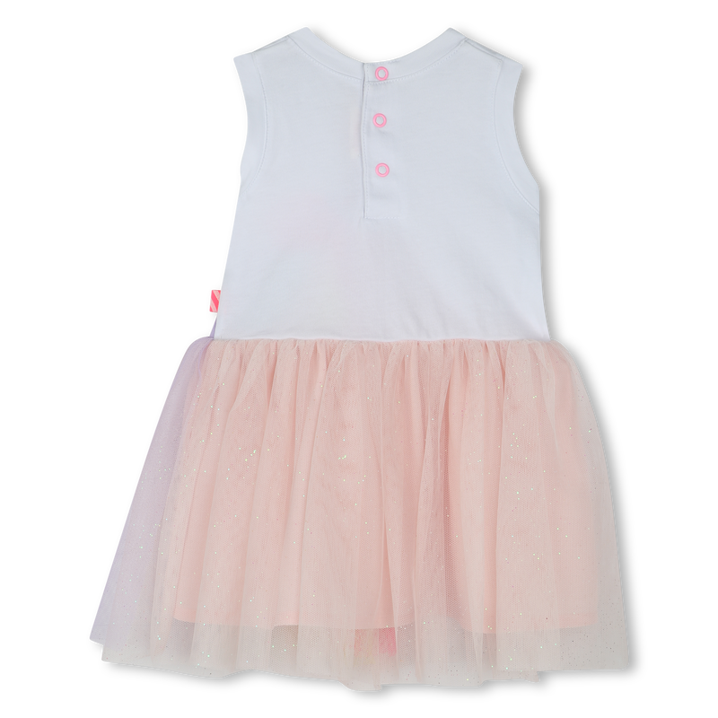 Vestito e coulotte bimateriali BILLIEBLUSH 
                        BAMBINA