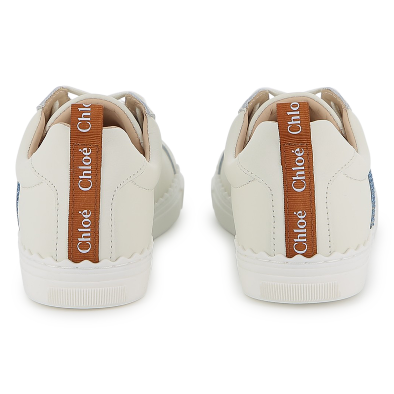 SNEAKERS IN PELLE DI VACCHETTA CHLOE 
                        BAMBINA