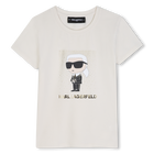 T-shirt a maniche corte KARL LAGERFELD KIDS 
                    BAMBINA