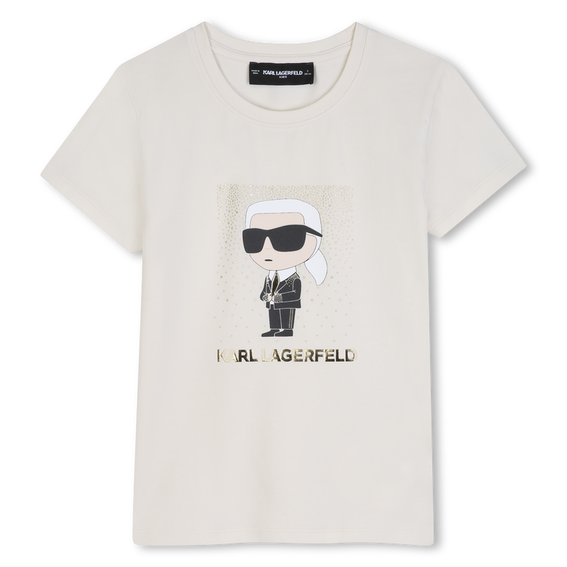 T-shirt a maniche corte KARL LAGERFELD KIDS 
                        BAMBINA