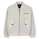 Bomber in tela KARL LAGERFELD KIDS 
                    RAGAZZO