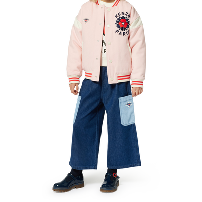 Giacca ricamata di lana KENZO KIDS BAMBINA