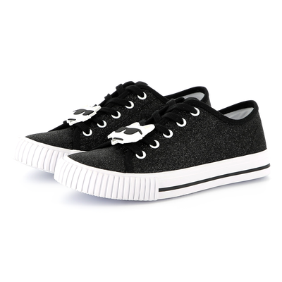 Sneakers basse con lacci KARL LAGERFELD KIDS BAMBINA