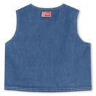 Giacca di jeans senza maniche KENZO KIDS 
                    BAMBINA