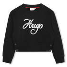 Felpa girocollo HUGO 
                    BAMBINA