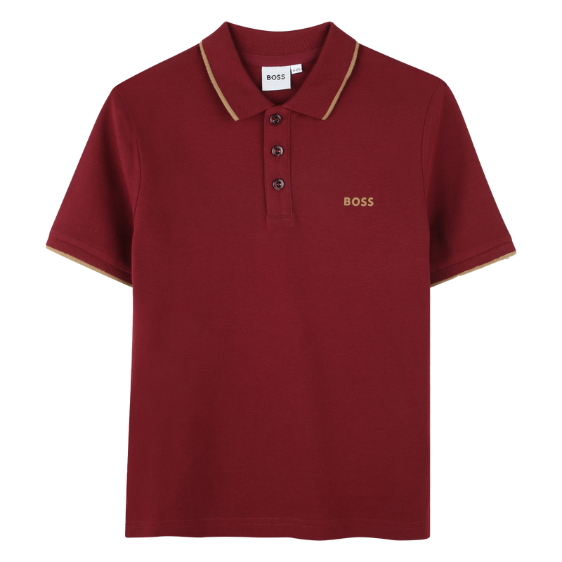 Short-Sleeved Polo Shirt BOSS 
                        RAGAZZO